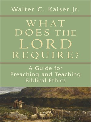 cover image of What Does the Lord Require?
